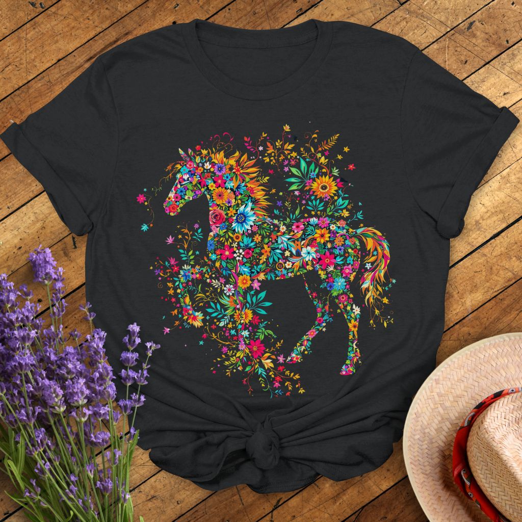The Floral Horse T-Shirt