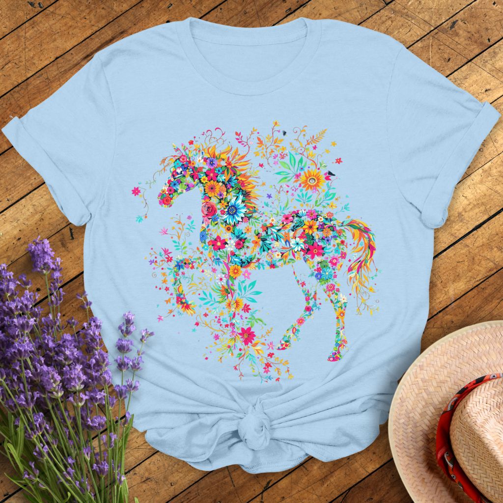 The Floral Horse T-Shirt