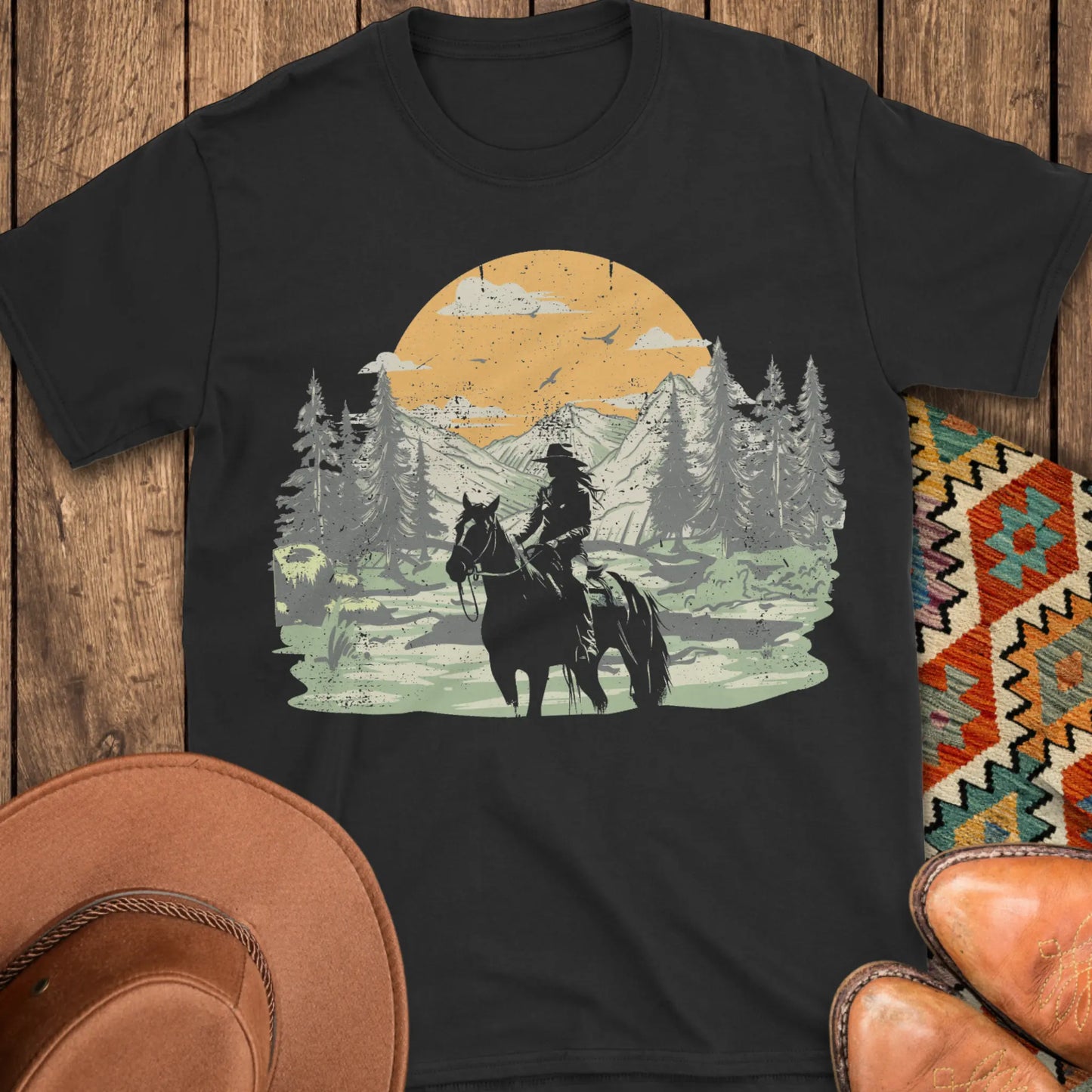 Sunset Riding T-Shirt