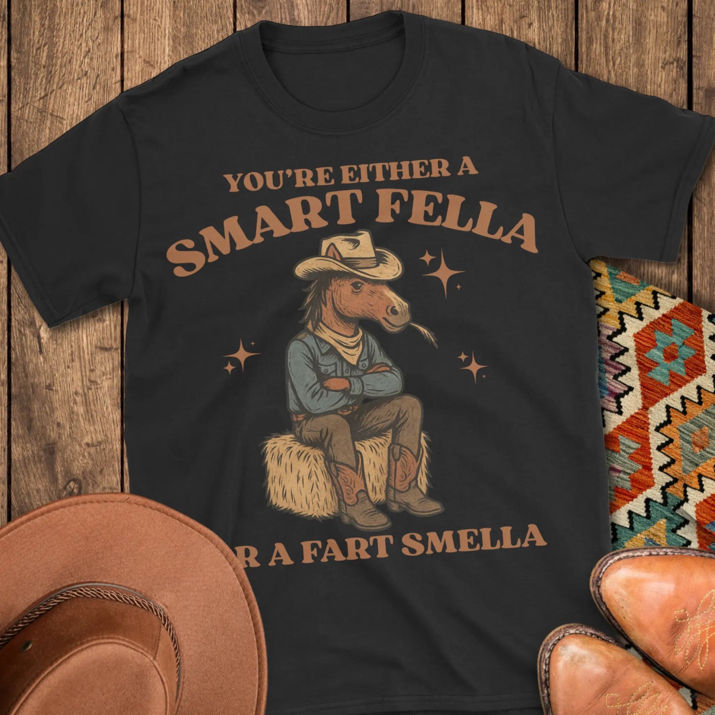 Smart Fella or Fart Smella T-Shirt