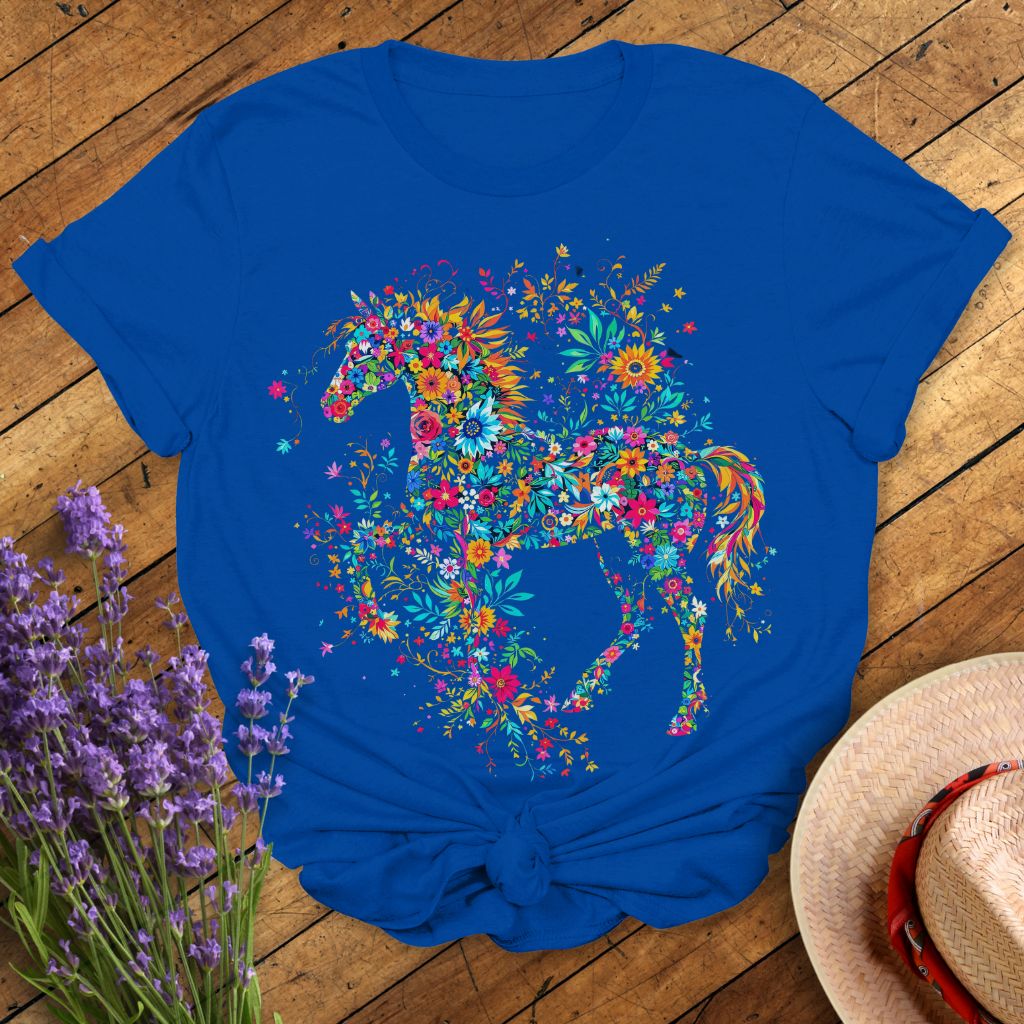 The Floral Horse T-Shirt