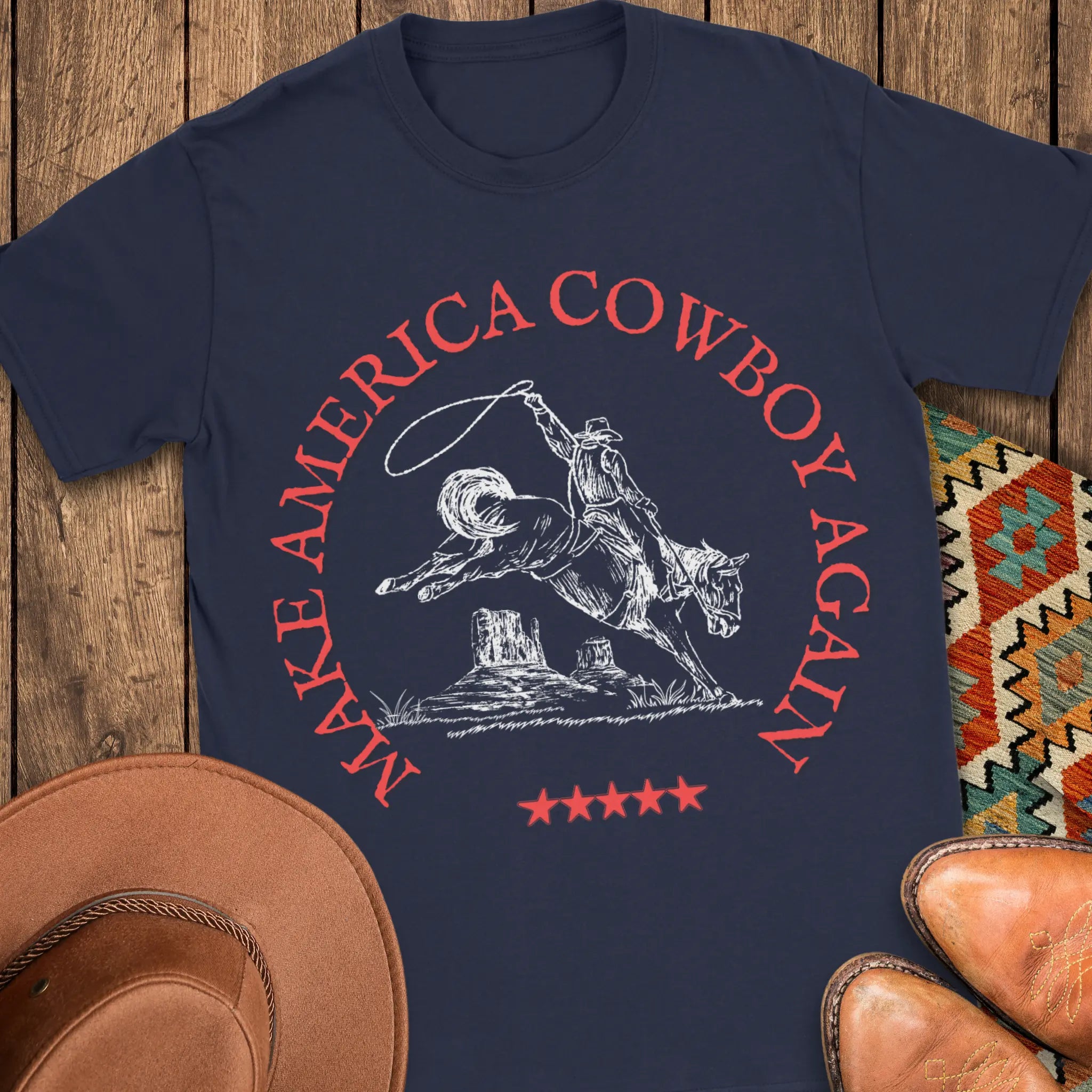 Make Amercia Cowboy Again T-Shirt