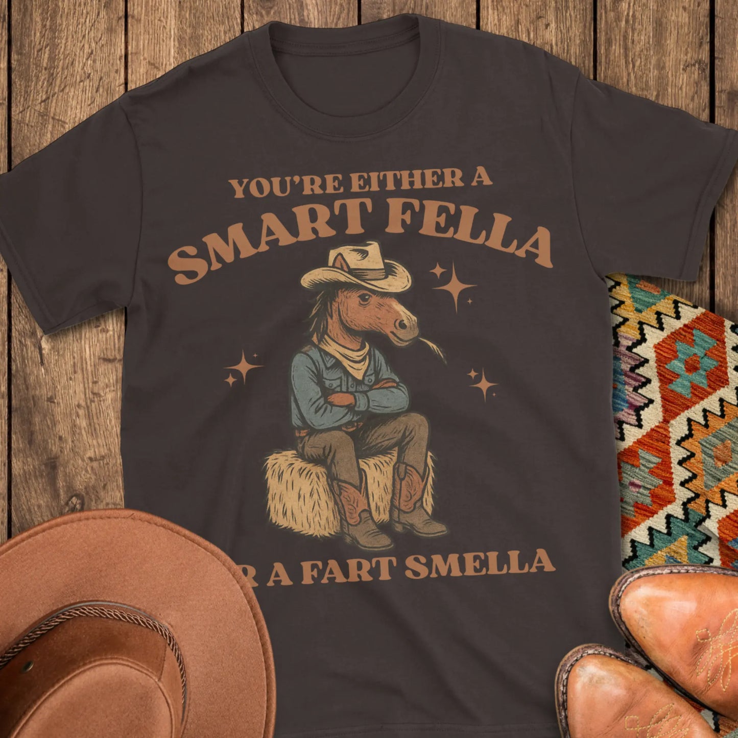 Smart Fella or Fart Smella T-Shirt