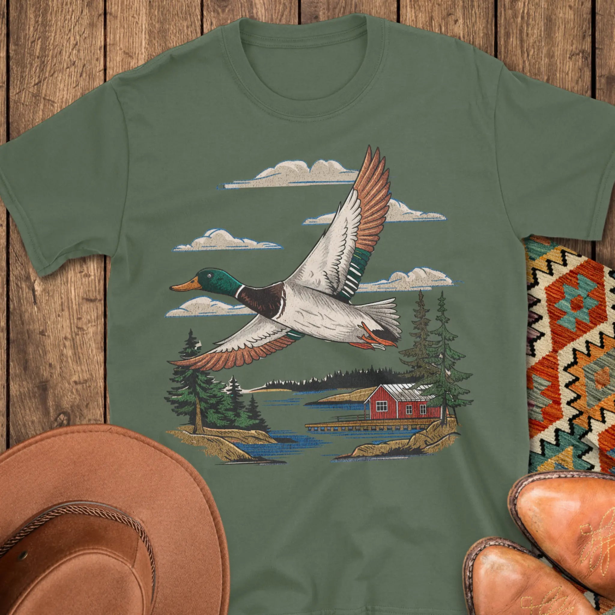 Flying Mallard T-Shirt