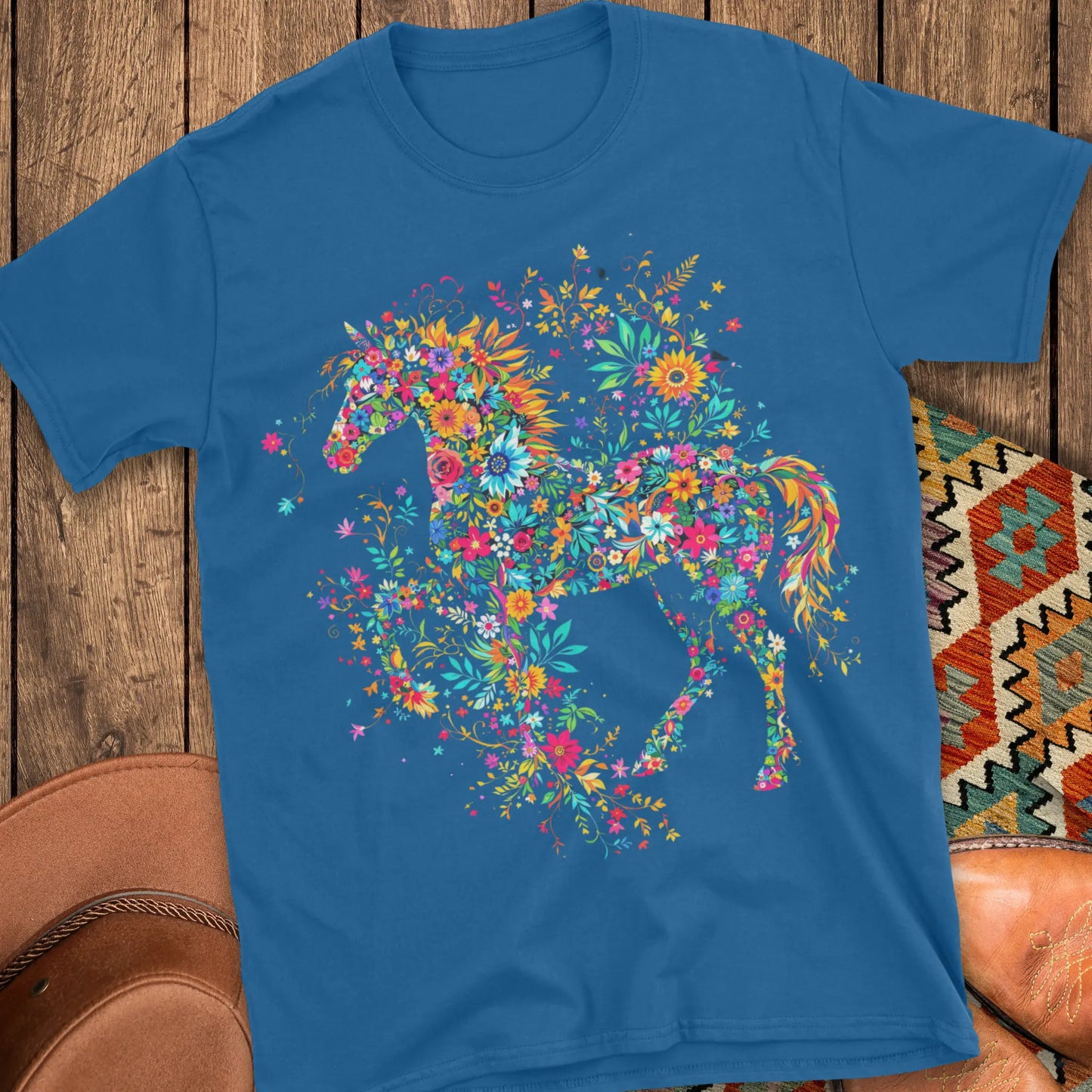 The Floral Horse T-Shirt
