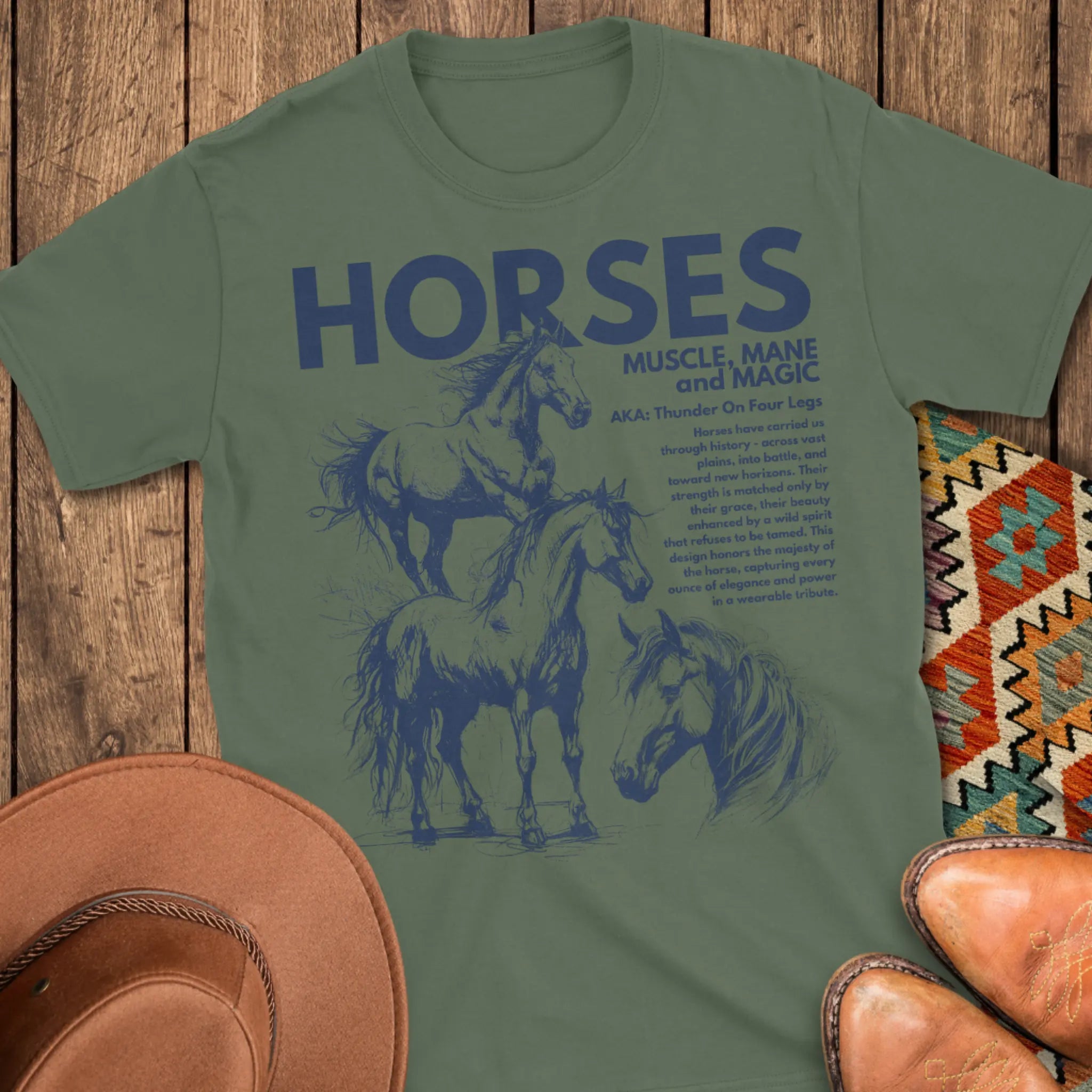 Muscle, Mane, Magic T-Shirt