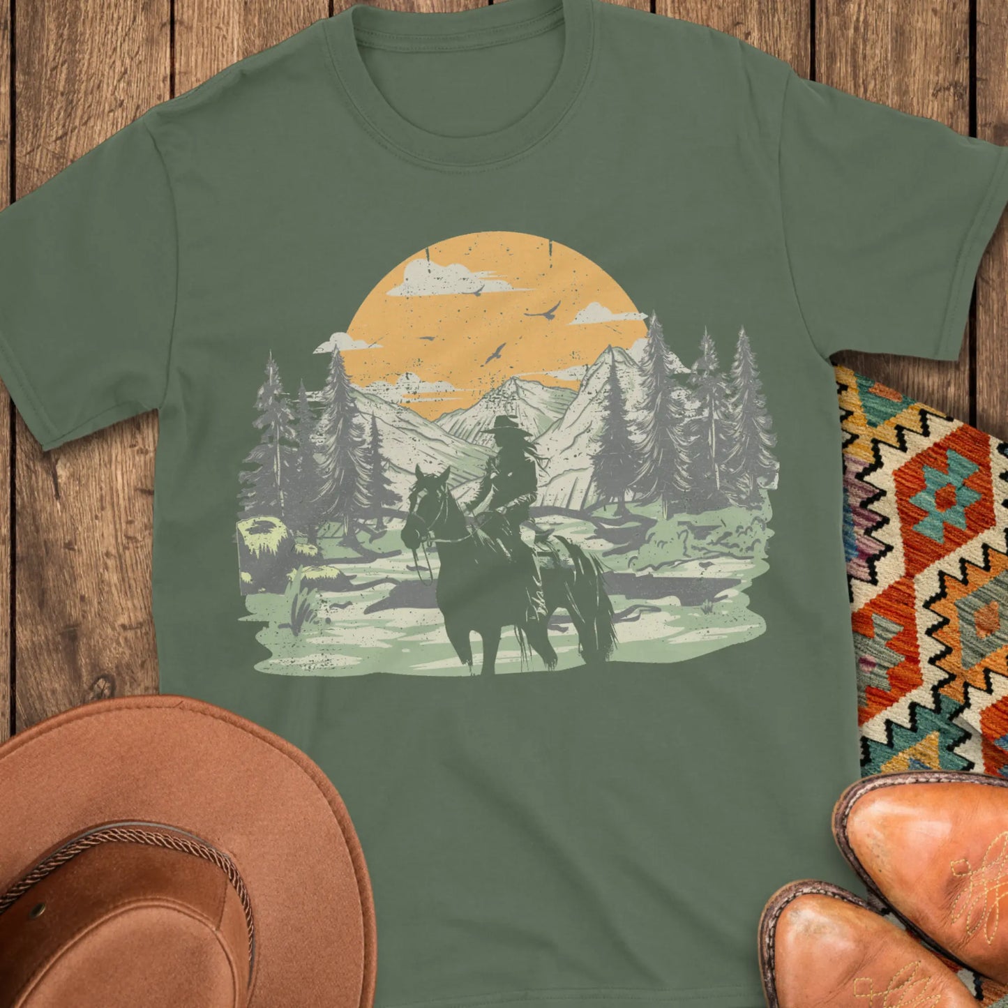 Sunset Riding T-Shirt