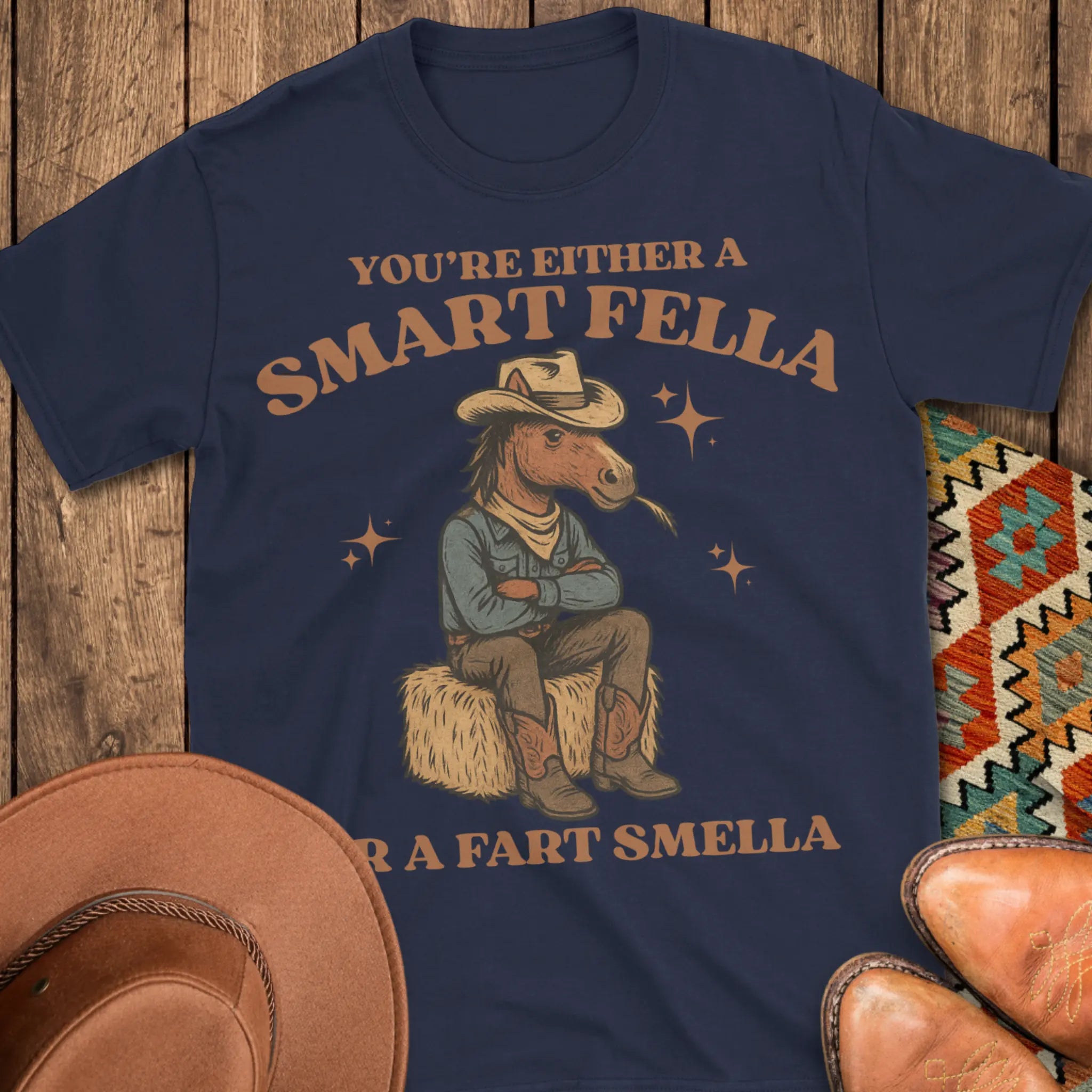 Smart Fella or Fart Smella T-Shirt