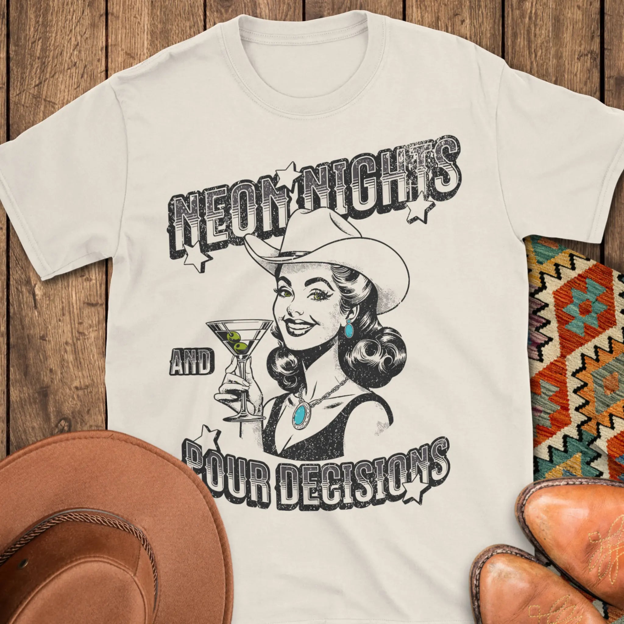Neon Nights & Pour Decisions T-Shirt