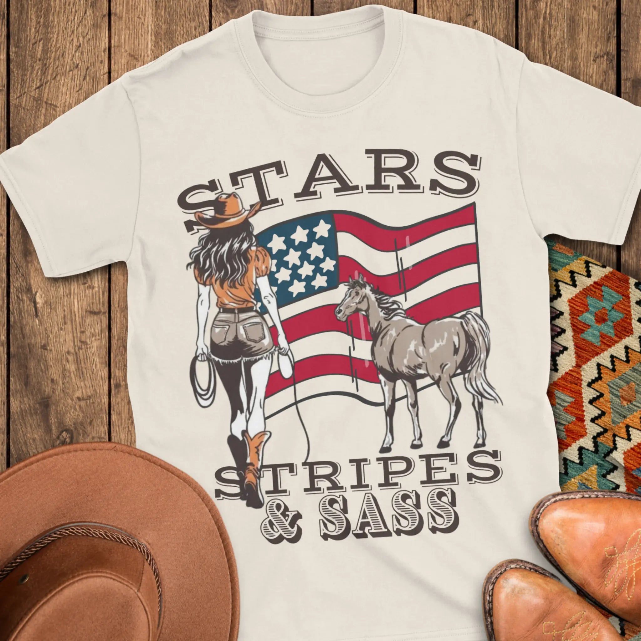 Stars, Stripes und Sass T-Shirt
