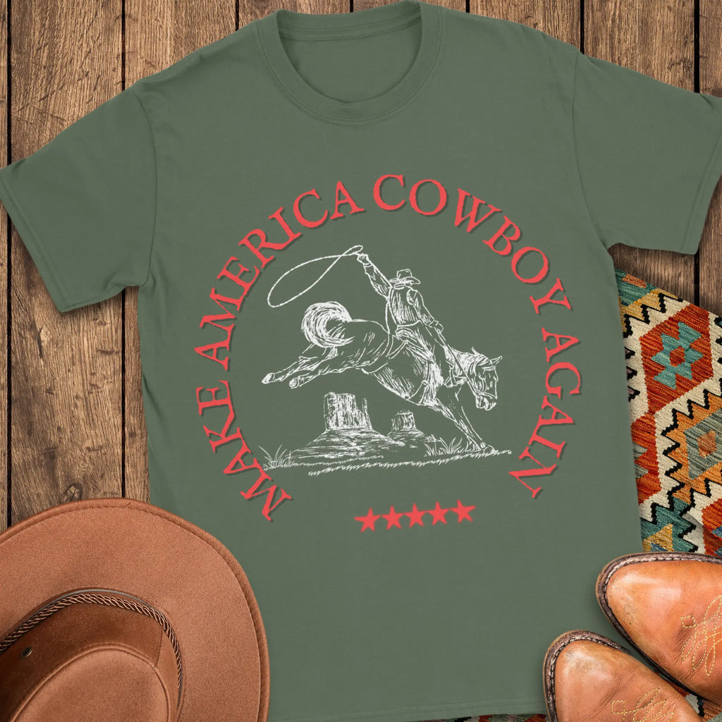 Make Amercia Cowboy Again T-Shirt