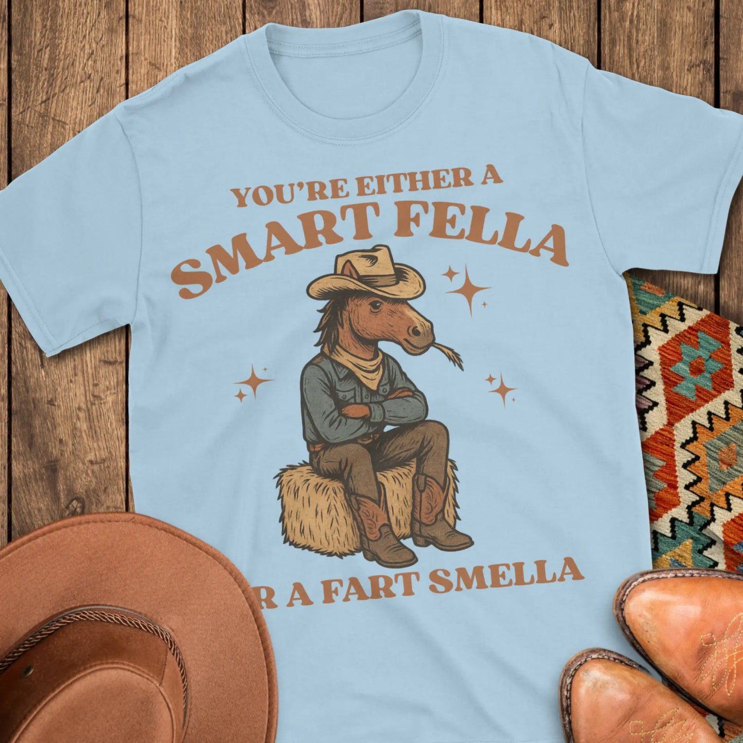 Smart Fella or Fart Smella T-Shirt