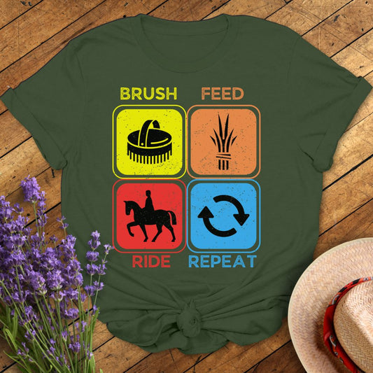 Brush, Feed, Ride T-Shirt
