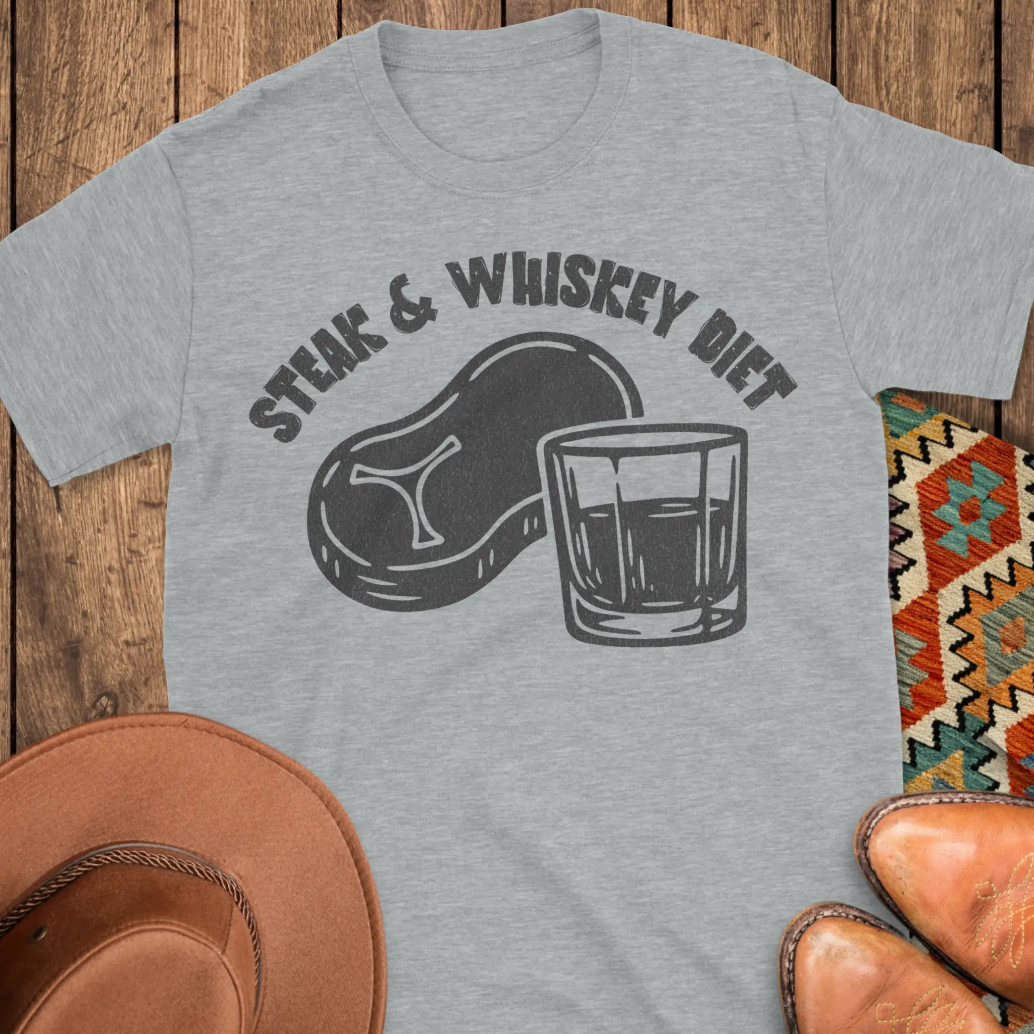 Steak & Whiskey Diet T-Shirt