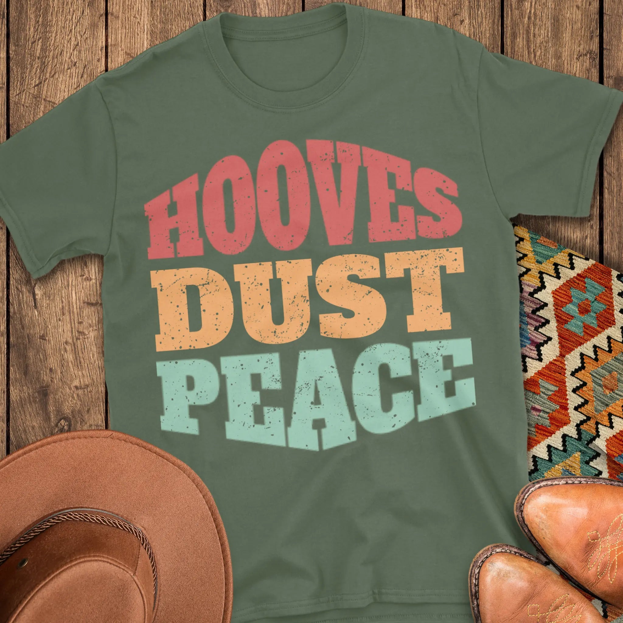 Hooves Dust Peace T-Shirt
