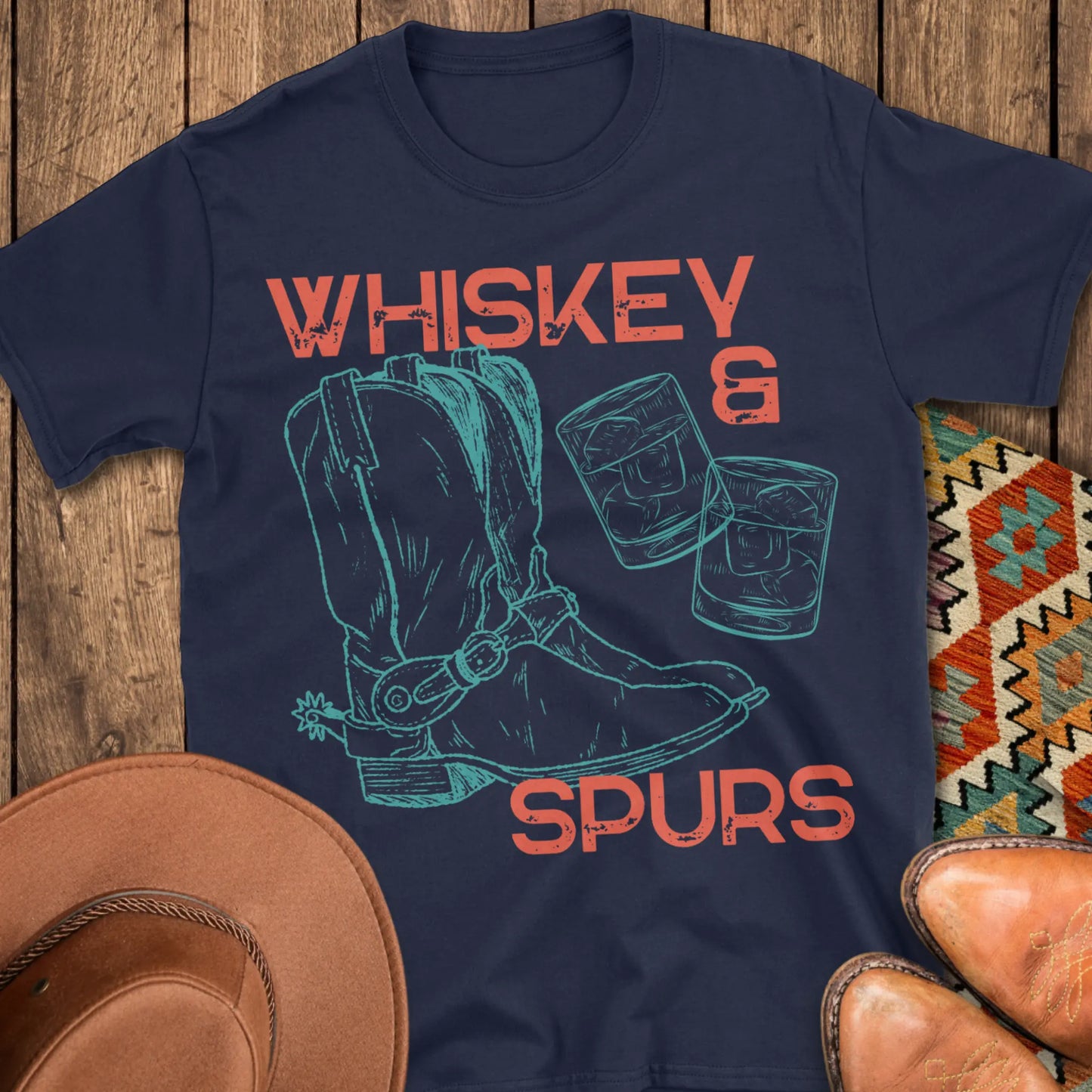 Whiskey & Spurs T-Shirt