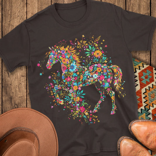 The Floral Horse T-Shirt