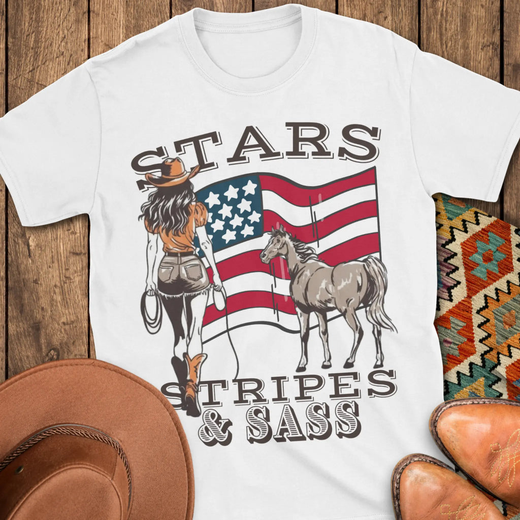 Stars, Stripes und Sass T-Shirt
