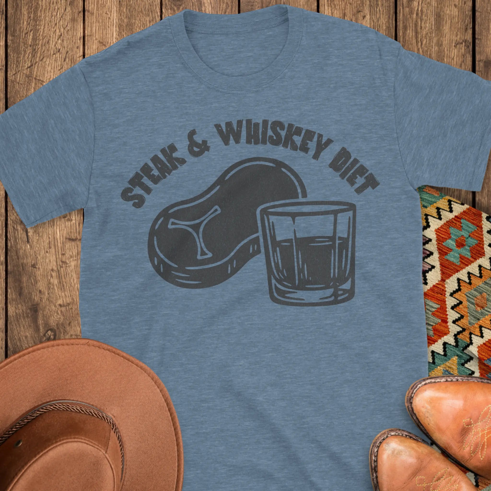 Steak & Whiskey Diet T-Shirt