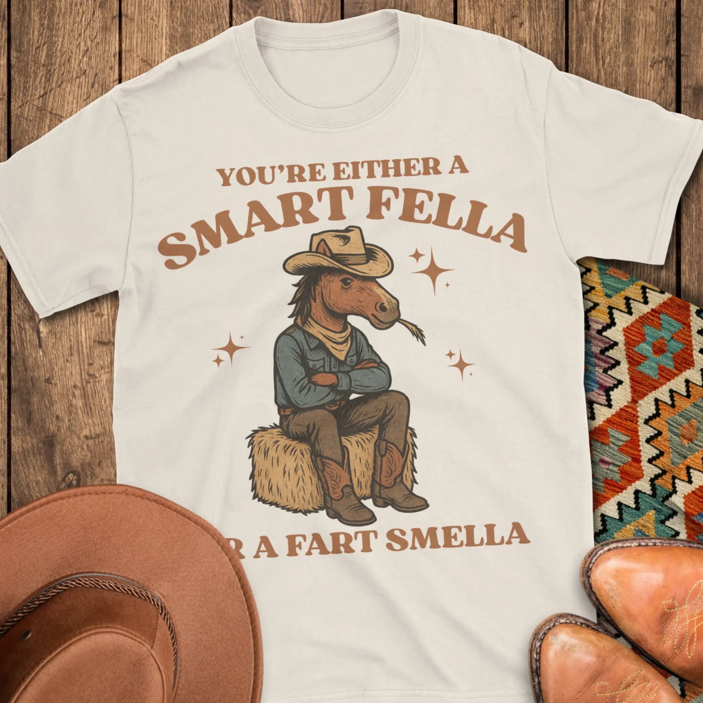 Smart Fella or Fart Smella T-Shirt