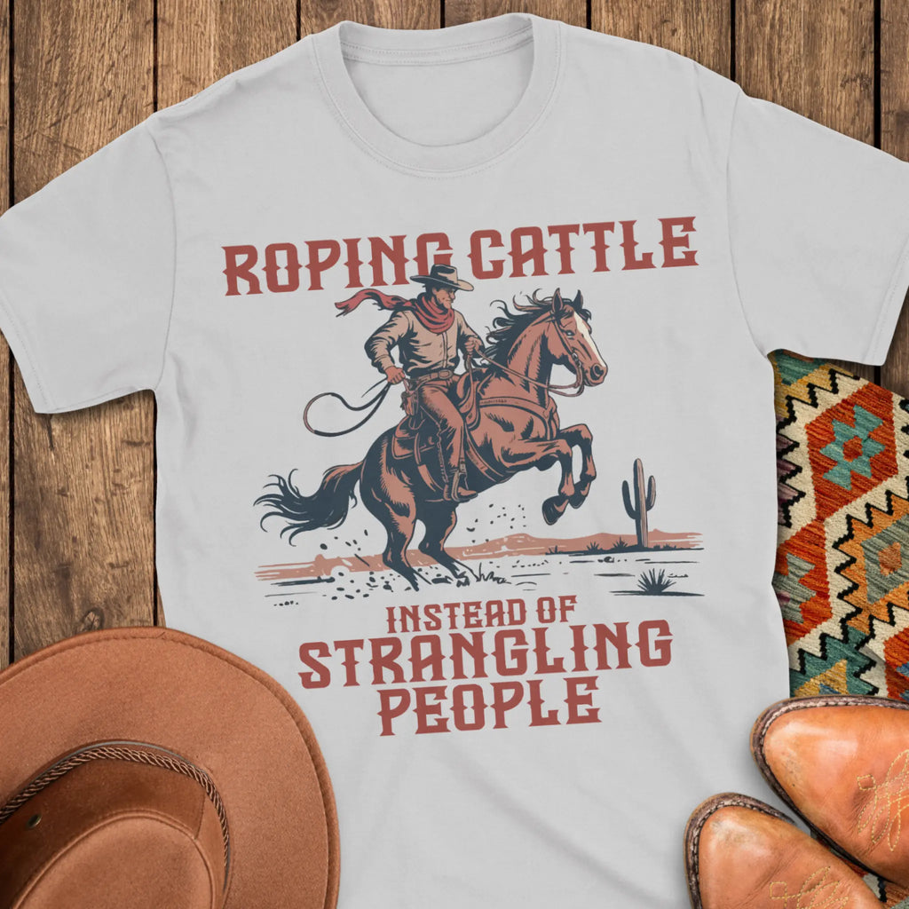 Roping Cattle T-Shirt