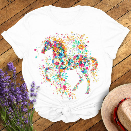 The Floral Horse T-Shirt